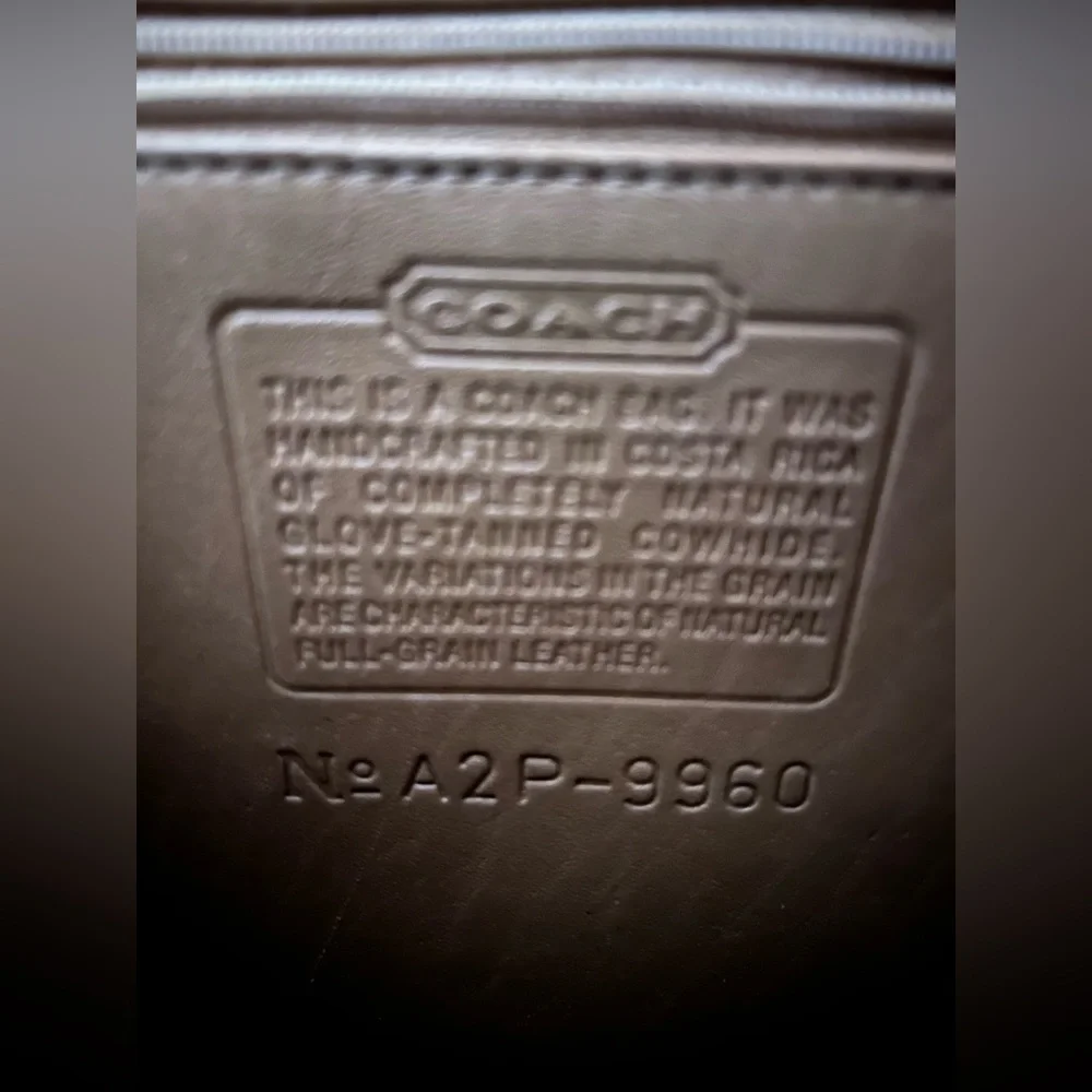 Coach Tan Leather Backpack